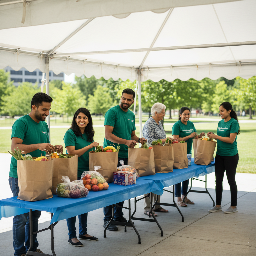 Distribución de alimentos